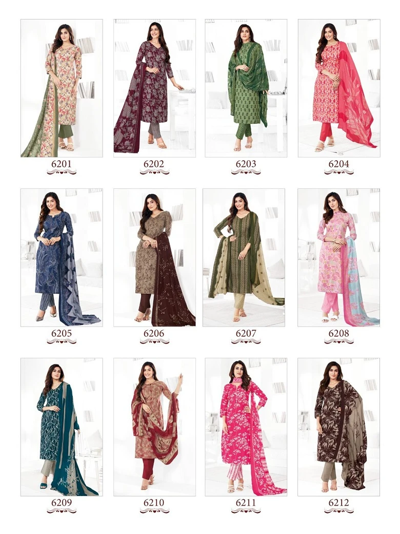 Suryajyoti Trendy Cotton Vol 62 Pure Cotton Wholesale Salwar Suit Catalog — Wholesale Salwar Suits, MPA wholesale from Surat — view 9